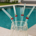 Summer Straws - Cherry - Set of Four